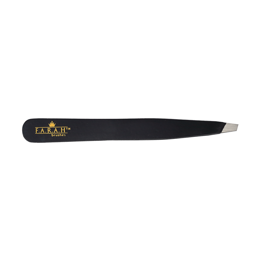 Classic Black Expert Slant Tweezers