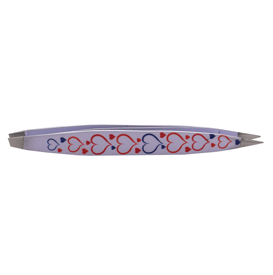 Z-Tweeze®  White Ace of Hearts Tweezer in its original packaging with branding from Shop FARAH