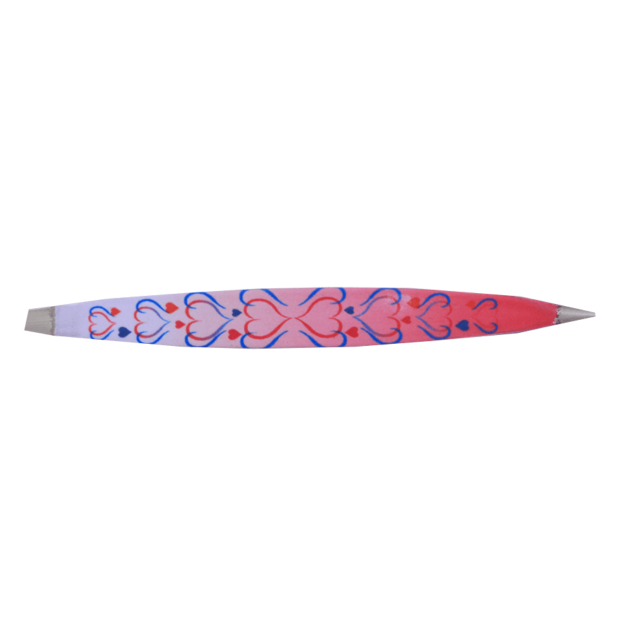 Z-Tweeze® Pink Ombre Tweezer in its original packaging with branding from Shop FARAH